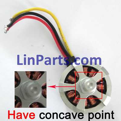 LinParts.com - Cheerson CX-20 quadcopter Spare Parts: Brushless motor[Have concave point]