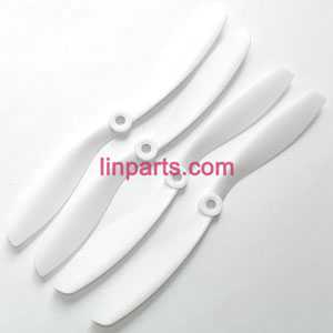 LinParts.com - XK X380 X380-A X380-B X380-C RC Quadcopter Spare Parts: main blades propeller pro【White】