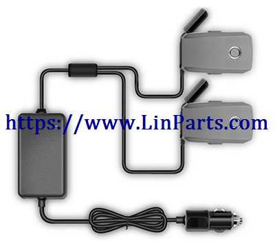 LinParts.com - DJI Mavic 2 Drone Spare Parts: Split double electric Car charger