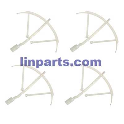 LinParts.com - JJRC H26 RC Quadcopter Spare Parts: Protection frame set (White) without LED lights