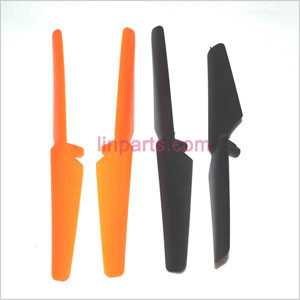 LinParts.com - JXD 383 Spare Parts: Main blades (Black A&B + Yellow A&B)