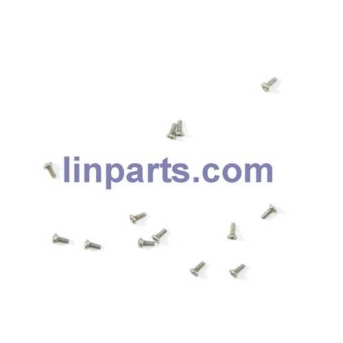 LinParts.com - JXD-385 JD 385 RC Quadcopter Flying Saucer Aircraft 3D 6 Axis Gyro 4CH 2.4GHz UFO Spare Parts: screws pack set 