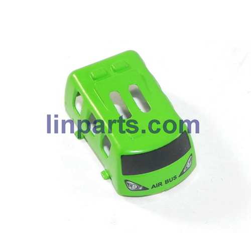 LinParts.com - JXD JD 395 Smallest RC Toy Mini Quadcopter Air bus 6-Axis Nano RC Quadcopter RTF Spare Parts: Body cover (Green)