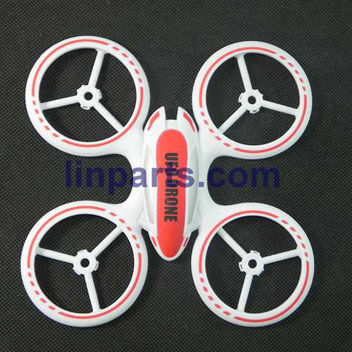 LinParts.com - JXD JD 398 2.4G 4CH RC Quadcopter With Round Strobe light Spare Parts: Upper cover (Red)