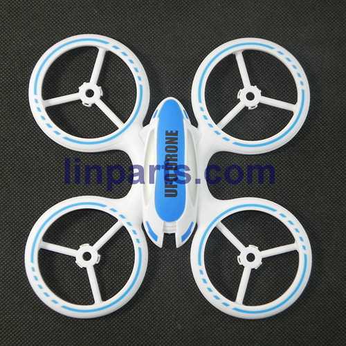 LinParts.com - JXD JD 398 2.4G 4CH RC Quadcopter With Round Strobe light Spare Parts: Upper cover (Blue)