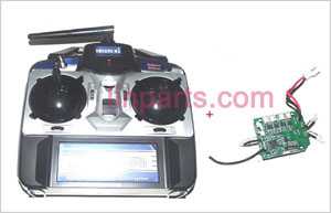 LinParts.com - Shuang Ma 9128 Spare Parts: Remote Control\Transmitter and PCB\Controller Equipement