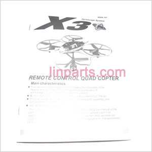 LinParts.com - SYMA X3 Spare Parts: Manual book