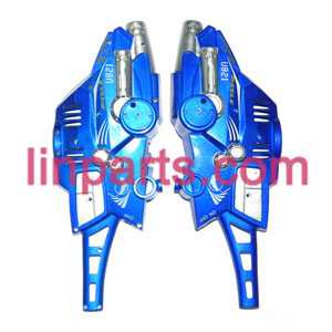 LinParts.com - UDI RC Helicopter U821 Spare Parts: outer cover(Blue)