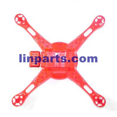 LinParts.com - Wltoys DQ222 DQ222K DQ222G RC Quadcopter Spare Parts: Lower cover [Red]