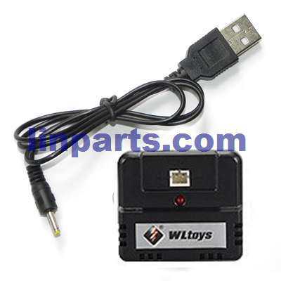 LinParts.com - Wltoys Q242G RC Quadcopter Spare Parts: USB Charger [Round Interface] + Charger box [for the Body Battery]
