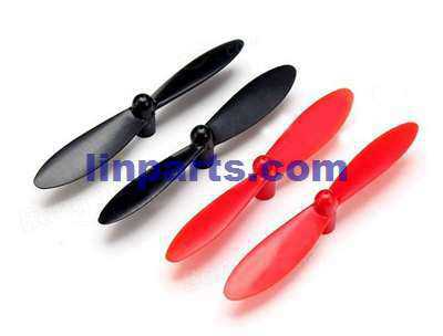 LinParts.com - Wltoys Q242G RC Quadcopter Spare Parts: Main blades [Red + Black]