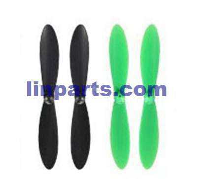 LinParts.com - Wltoys Q242G RC Quadcopter Spare Parts: Main blades [Red + Green]