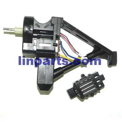 LinParts.com - WLtoys WL Q333 RC Quadcopter Spare Parts: Motor Module[Main motor Yellow and blue line][LED Green light]