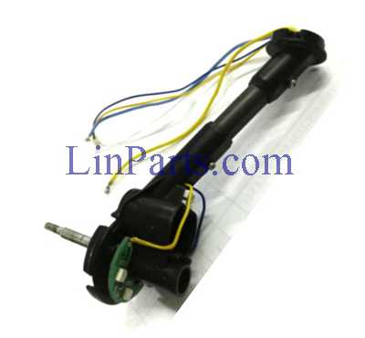 LinParts.com - Wltoys Q353 RC Quadcopter Spare Parts: Front motor base [blue yellow line] right component
