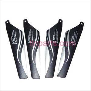 LinParts.com - WLtoys WL S215 Spare Parts: Main blades(Black)