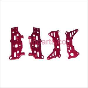 LinParts.com - WLtoys WL S929 Spare Parts: Metal frame(Red)