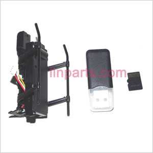 LinParts.com - WLtoys WL S977 Spare Parts: Camera set+Undercarriage+Bottom board