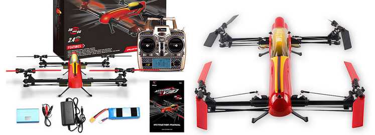 LinParts.com - WLtoys WL V383 RC Quadcopter