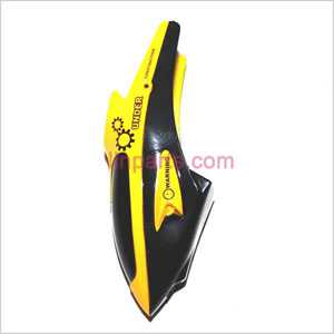 LinParts.com - WLtoys WL V388 Spare Parts: Head cover\Canopy(Yellow)