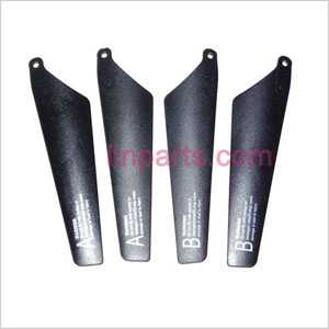 LinParts.com - WLtoys WL V398 Spare Parts: Main blades(Black)