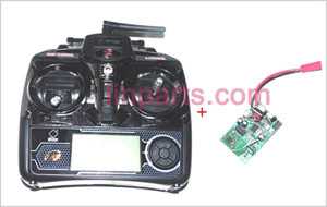 LinParts.com - WLtoys WL V912 Spare Parts: Remote ControlTransmitter+PCB/Controller Equipement