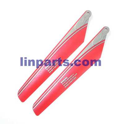 LinParts.com - WLtoys V915 2.4G 4CH Scale Lama RC Helicopter RTF Spare Parts: Main blades propellers (Red)