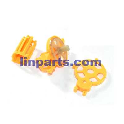 LinParts.com - WLtoys V915 2.4G 4CH Scale Lama RC Helicopter RTF Spare Parts: Tail motor deck set [Yellow]