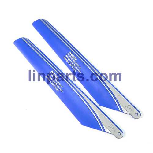 LinParts.com - WLtoys V915 2.4G 4CH Scale Lama RC Helicopter RTF Spare Parts: Main blades propellers (Blue)