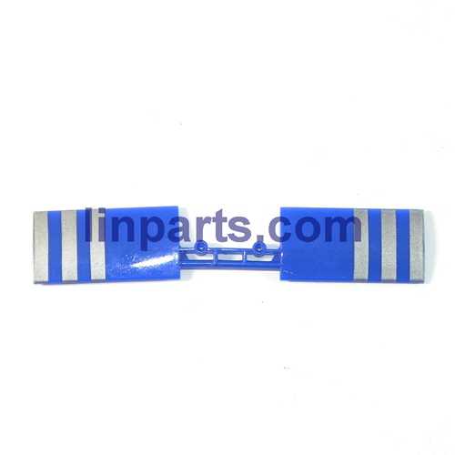 LinParts.com - WLtoys V915 2.4G 4CH Scale Lama RC Helicopter RTF Spare Parts: Tail wing (Blue)