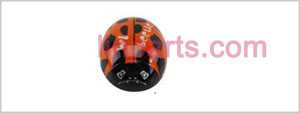 LinParts.com - WLtoys WL V929 Spare Parts: Head cover (orange)