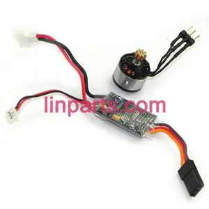 LinParts.com - WLtoys WL V930 Helicopter Spare Parts: Brushless ESC and brushless main motor set