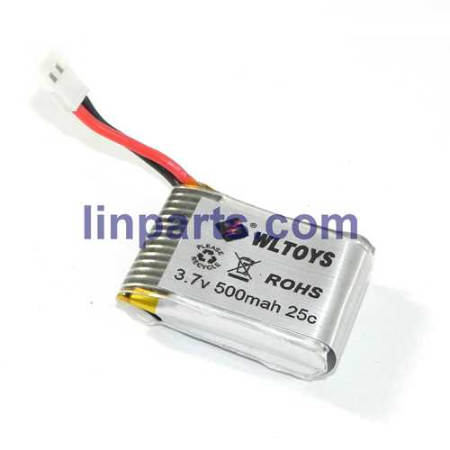 LinParts.com - WLtoys XK K123 RC Helicopter Spare Parts: Battery 3.7V 500mah