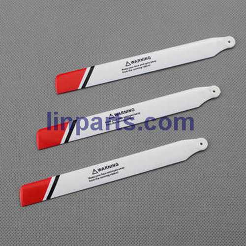 LinParts.com - WLtoys XK K123 RC Helicopter Spare Parts: main blades propellers(Red-White)