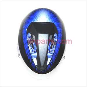 LinParts.com - WLtoys WL V949 Spare Parts: Head cover\Canopy(Blue)