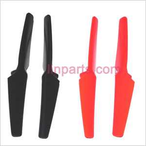LinParts.com - WLtoys WL V949 Spare Parts: Blades Red(A+B) and Black(A+B)