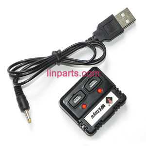 LinParts.com - WLtoys WL V966 Helicopter Spare Parts: USB charger wire + balance charger box