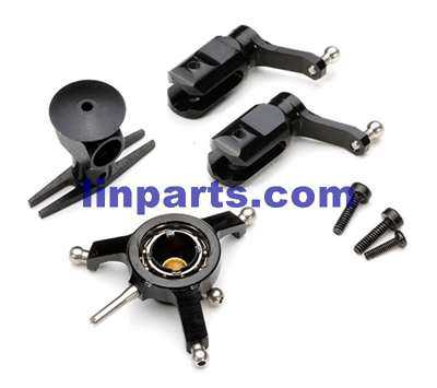 LinParts.com - XK K110 Helicopter Spare Parts: Upgrading metal piece set [Black]