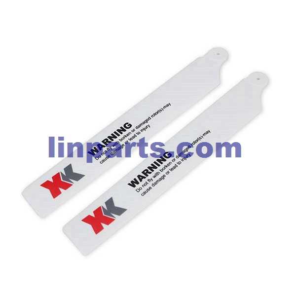 LinParts.com - XK K110 RC Helicopter Spare Parts: Main rotor blade (White)