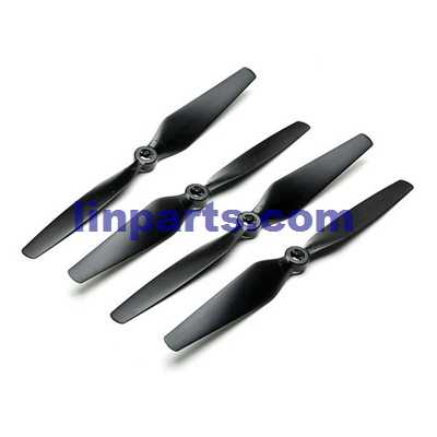 LinParts.com - XK STUNT X350 RC Quadcopter Spare Parts: Main blades propeller pro[Black]