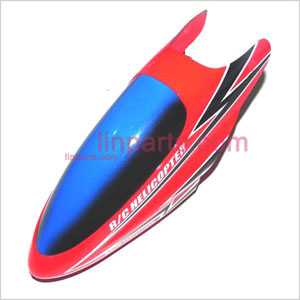 MINGJI 802 802A 802B Spare Parts: Head coverCanopy(Red)