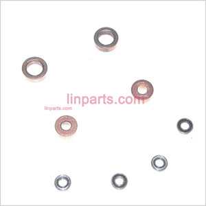 LinParts.com - MINGJI 802 802A 802B Spare Parts: Bearing set(2big/2medium/4small)