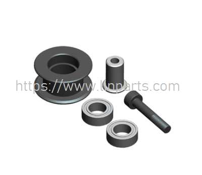LinParts.com - ALZRC Devil 380 FAST RC Helicopter Spare Parts: Plastic Tail Belt Pinch Pulley - Rear DX380-35S