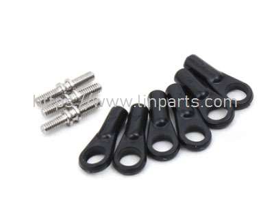 LinParts.com - ALZRC Devil 380 FAST RC Helicopter Spare Parts: New swashplate steering gear rod set D380-U11-04