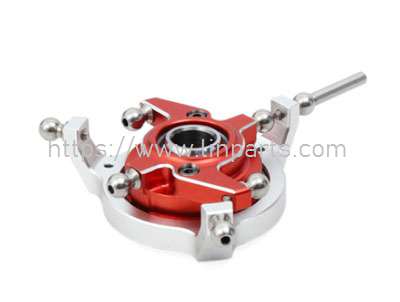 LinParts.com - ALZRC Devil 380 FAST RC Helicopter Spare Parts: New Metal CCPM Swashset - Silver