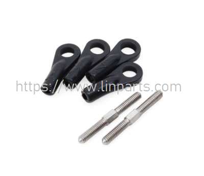 LinParts.com - ALZRC Devil 420 FAST RC Helicopter Spare Parts: FBL positive and negative tooth tie rod set D380F07
