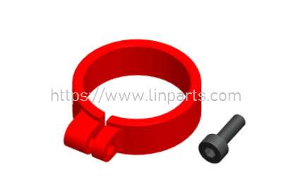 LinParts.com - ALZRC Devil X360 RC Helicopter Spare Parts: Metal tail pipe anti-skid fixing