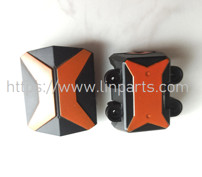LinParts.com - Attop X PACK 2 RC Mini RC Quadcopter Spare Parts: Head cover+ Lower board[Red]