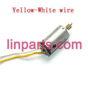 LinParts.com - Attop toys YD Quadcopter Avatar Aircraft YD-712 YD-712C Spare Parts: main motor(Yellow/White wire)