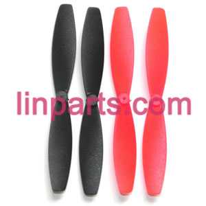 Attop toys YD Quadcopter YD-717 Spare Parts: main blades set(Black/Red)