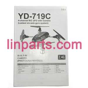 LinParts.com - Attop toys YD UFO Quadcopter YD-719 YD-719C Spare Parts: English manual book(YD-719C) - Click Image to Close